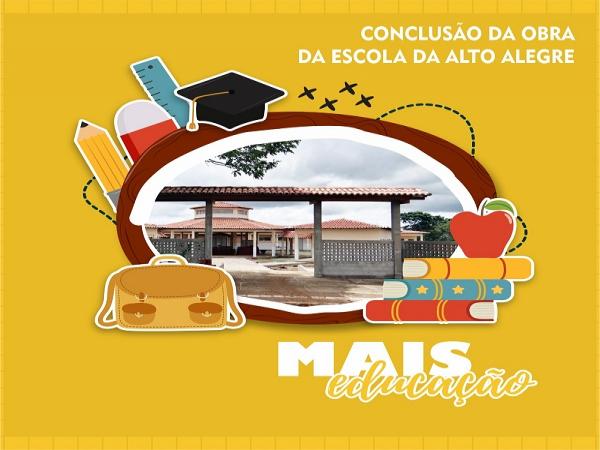 Prefeito Júnior Bill entregará à comunidade escola padrão FNDE