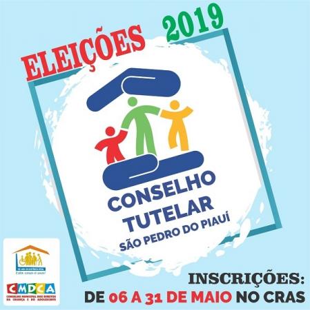 Conselho Tutelar | As inscrições para os candidatos estarão abertas a partir do dia 06 de maio 