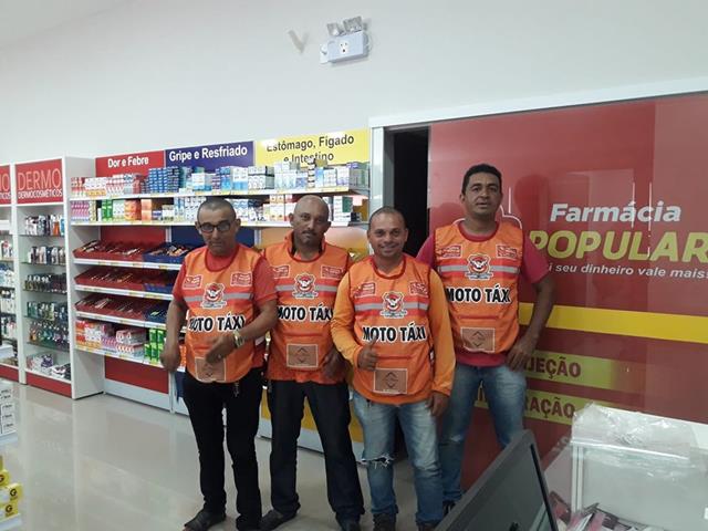 Sindicato dos Mototaxistas agradece parceria com a Farmácia Popular