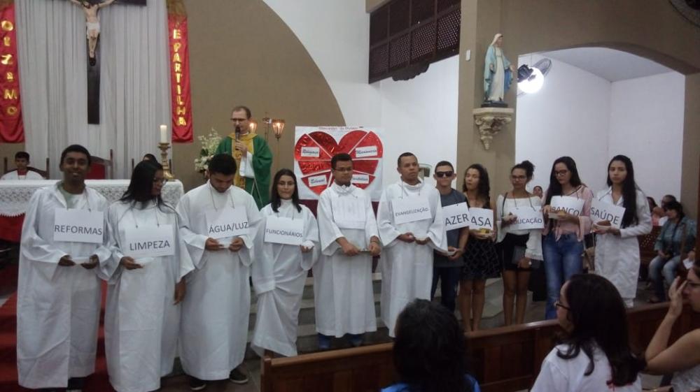 Paróquia de São Francisco de Assis celebra missa de enceramento da XIV semana diocesana do dízimo 