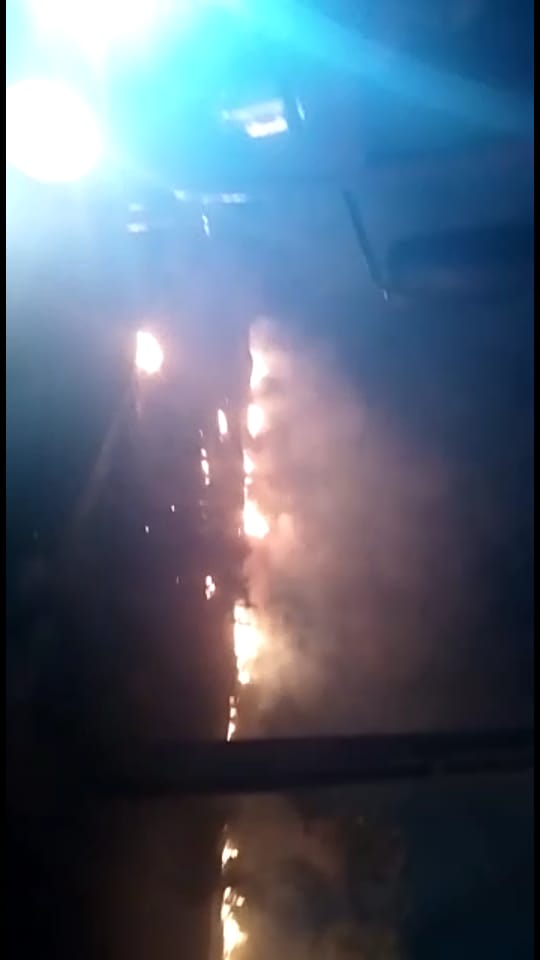 Bombeiros atendem ao chamado de mais um incêndio em Picos