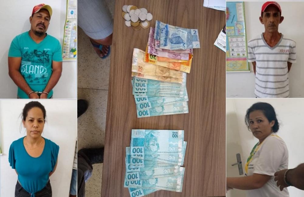 Casais são presos em Regeneração suspeitos de aplicar golpes em várias cidades do Médio Parnaíba