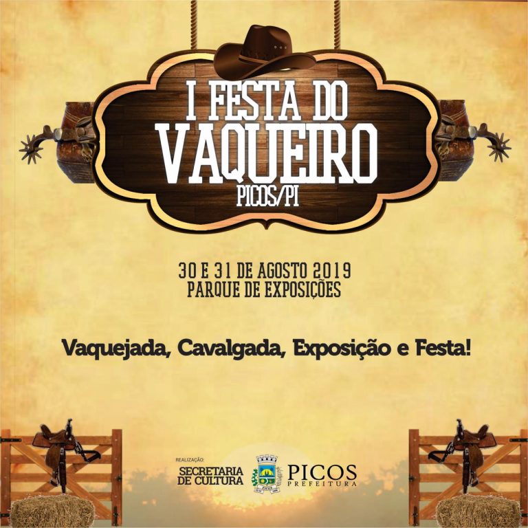 1ª Festa do Vaqueiro será realizada nos dias 30 e 31 de agosto