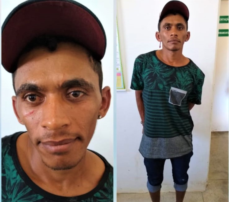 Homem é preso após tentar matar a própria esposa com uma foice em Regeneração