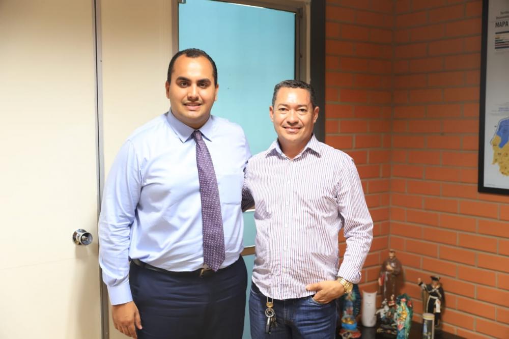 Empresário Paulo Construtor reuniu-se com o deputado Georgiano Neto