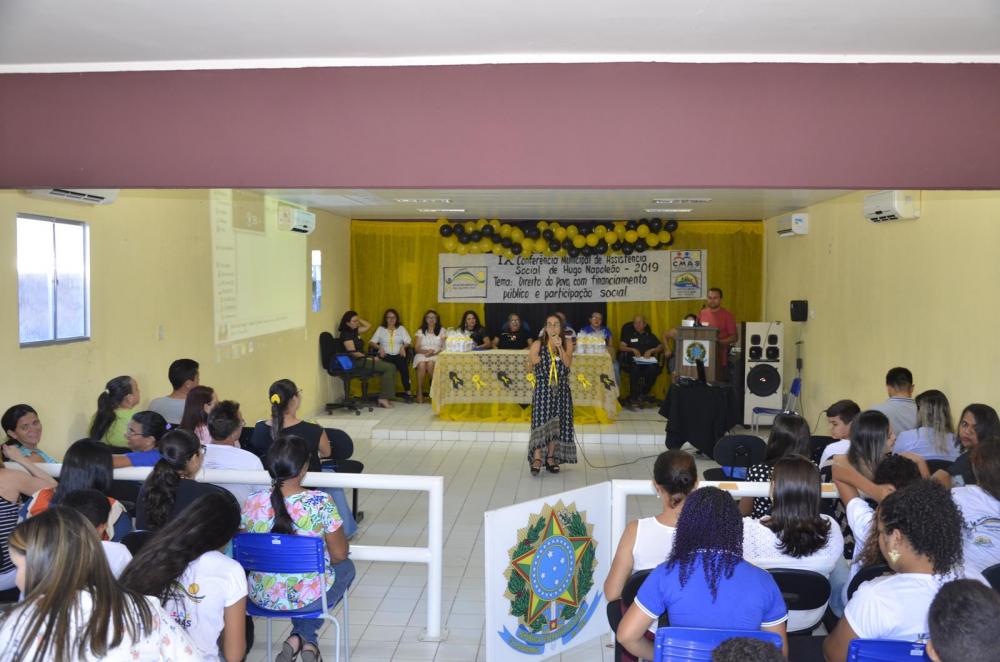 Hugo Napoleão | CMAS realiza 9ª Conferência Municipal de Assistência Social
