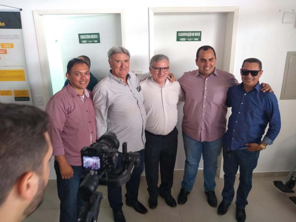 Paulo construtor participa de inauguração da nova área de Urgência e Emergência em União