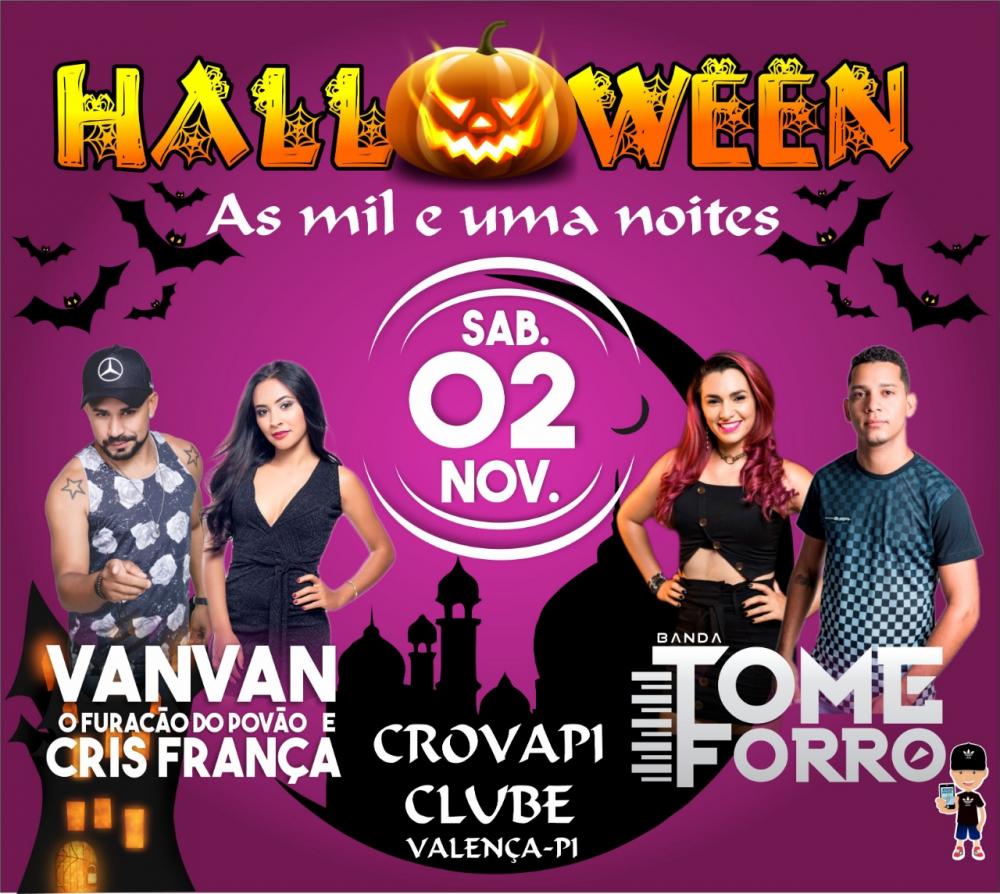 Tradicional baile de Halloween 2019 em Valença do Piauí