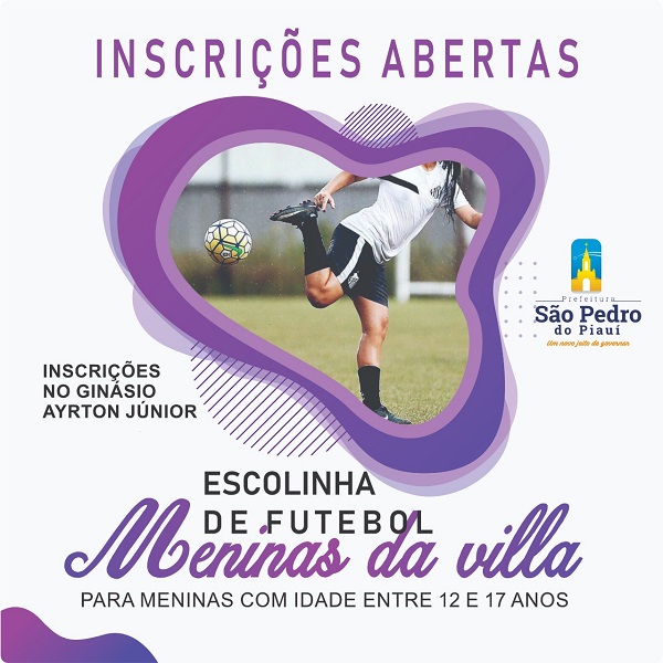 Secretaria de Esportes abre vagas para futebol feminino no programa Meninas da Villa