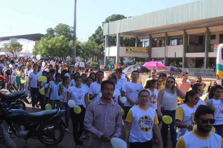 Caminhada em Alusão a Campanha Setembro Amarelo em Valença do Piauí