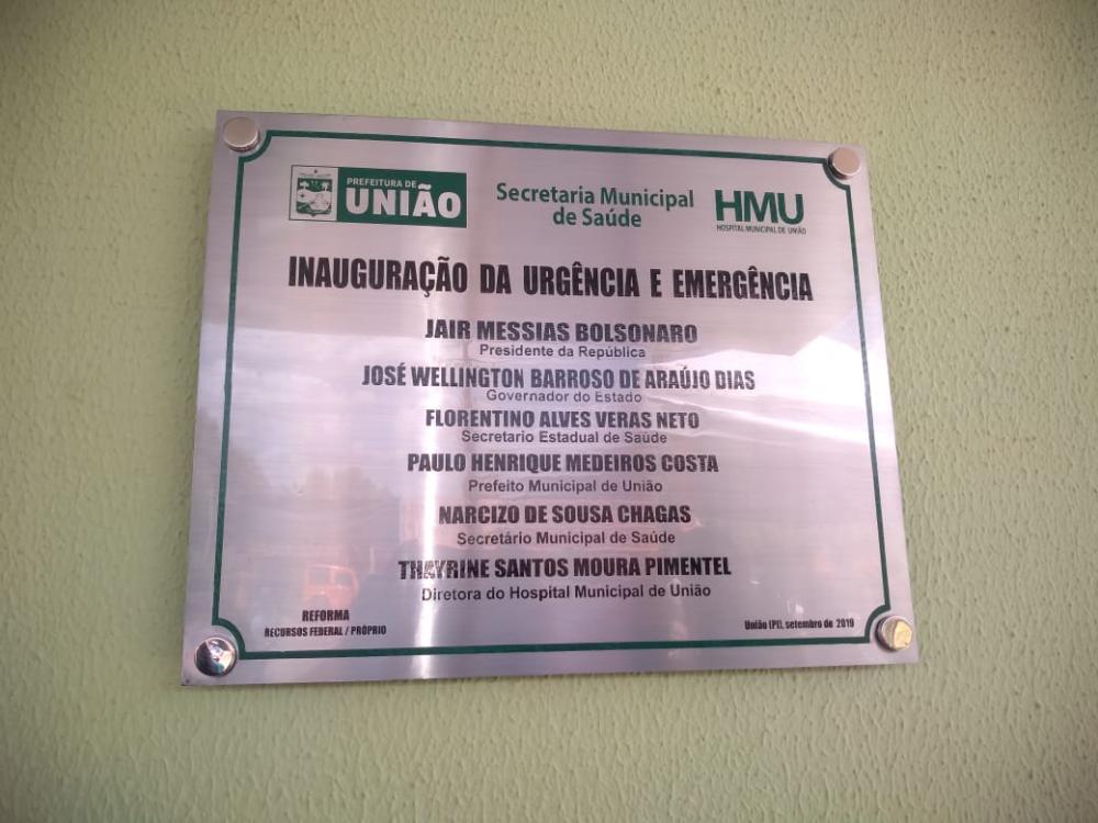 Inauguração da Reforma do posto de Saúde do Bairro Morada Nova