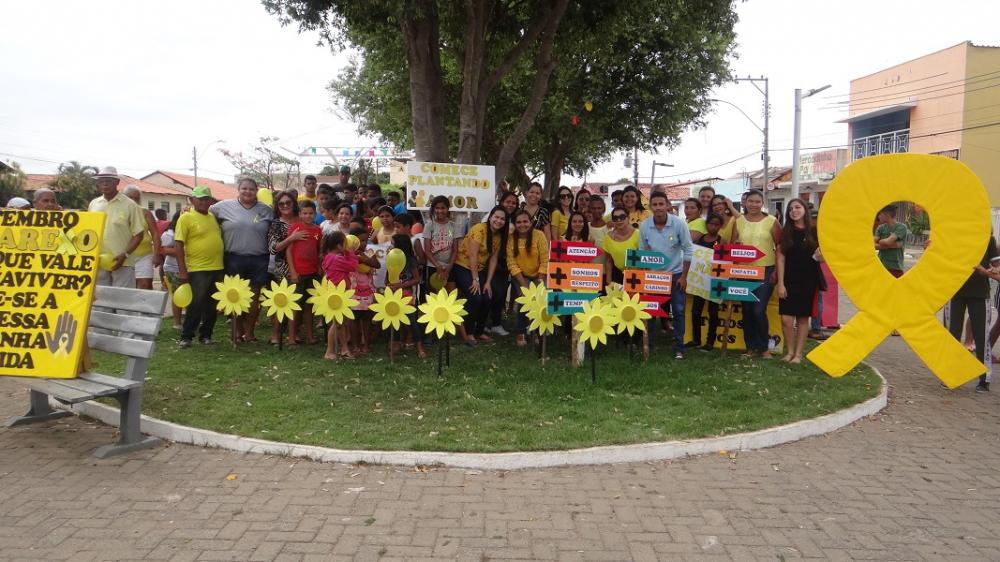 Secretaria de Assistência Social realiza caminhada pela vida em São Pedro do Piauí