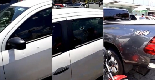 Policial Militar troca tiros com assaltantes após ser roubado em frente a agência do BB no centro de Teresina