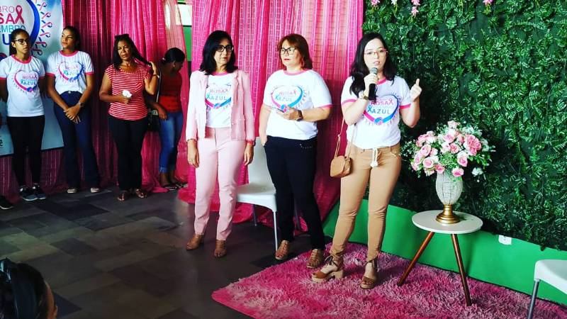 Prefeitura e Secretaria de Saúde de Valença, realizam com grande Sucesso Outubro Rosa.