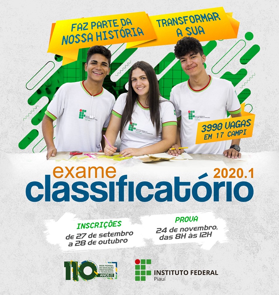 IFPI de Piripiri abre inscrições para 160 vagas em cursos técnicos