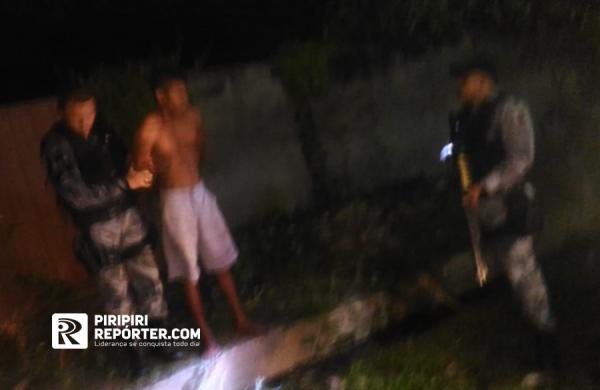 Jovens são vítimas de assalto em Piripiri; Força Tática age rápido e prende acusado