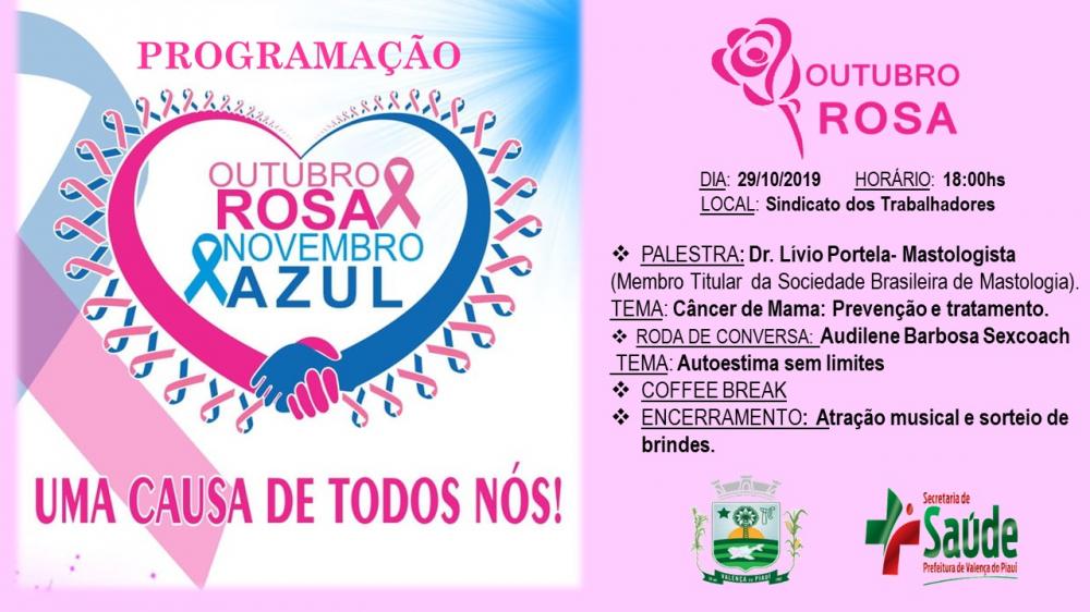 Dia D – Outubro Rosa em Valença do Piauí