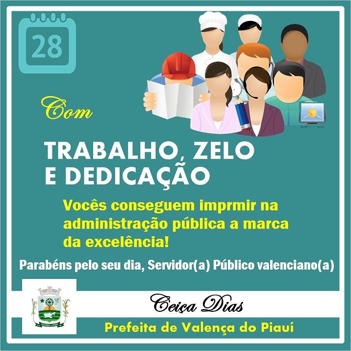 Prefeita Ceiça Dias parabeniza todos os servidores públicos