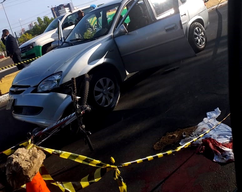 Motorista é baleado após atropelar ciclista na Zona Leste de Teresina