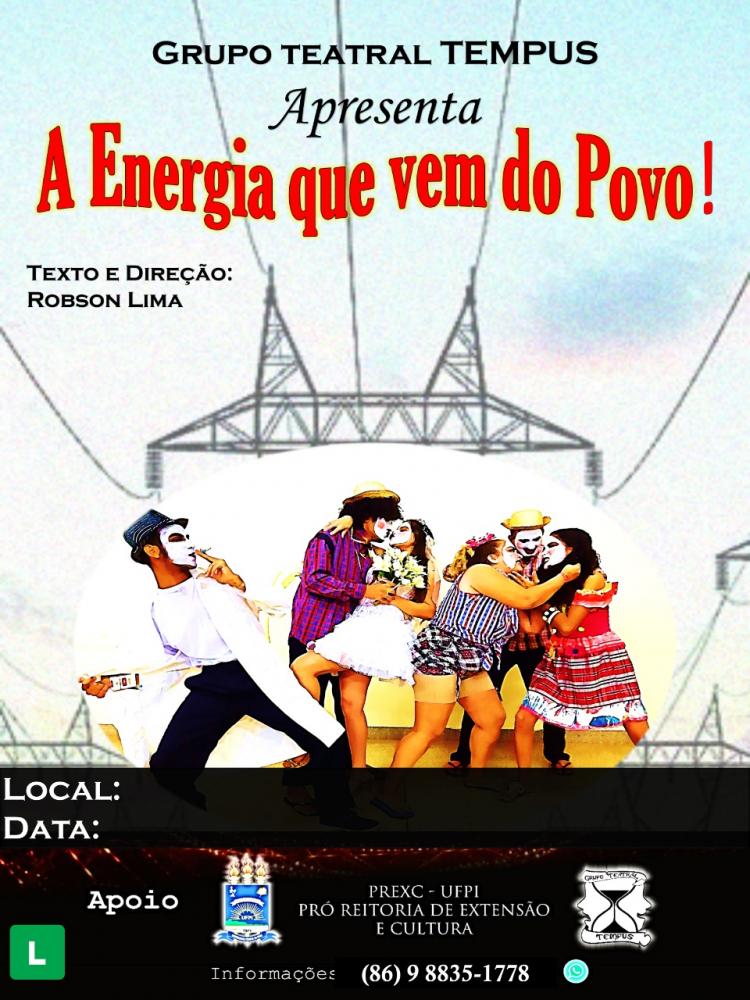 UFPI | Grupo Teatral Tempus prepara apresentações para o mês de novembro ; confira a programação