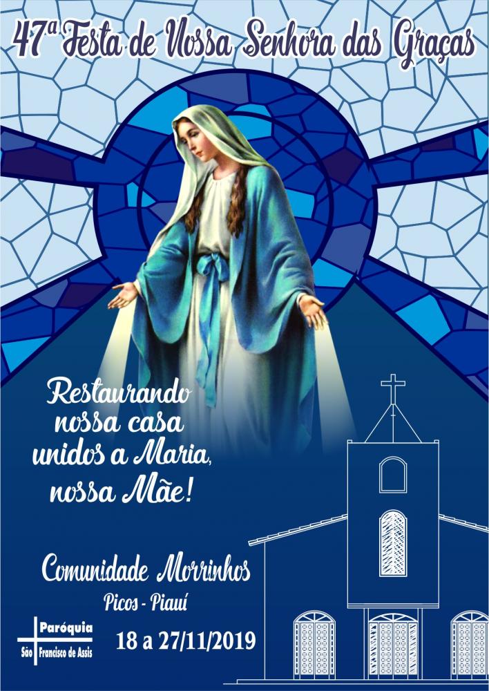 Começa a 47ª Festa de Nossa Senhora das Graças na comunidade dos Morrinhos, em Picos
